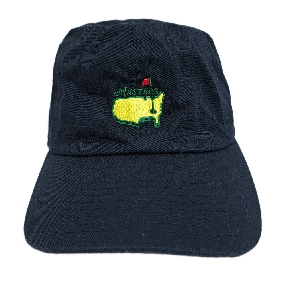 Masters American Needle Mens Black One Size Stretch Golf Hat